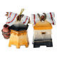 Elephant with baggage, Mahlknecht Nativity Scene of 12 cm, Val Gardena painted wood s6