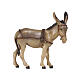 Burro para carrinho 9,5 cm presépio Mahlknecht de madeira pintada Val Gardena s1