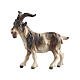 Bouc figurine 9,5 cm crèche Mahlknecht bois peint Val Gardena s1