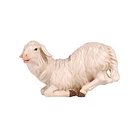 Schaf, kniend, "Mahlknecht Krippe", Ahornholz, Grödnertal, für 9,5 cm Krippe