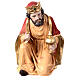 STOCK Figurine of Wise Man on his knees for resin Nativity Scene of 50 cm s1
