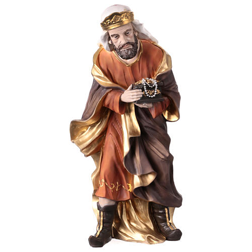 STOCK Re Magio in piedi resina dipinta per presepe 50 cm 1