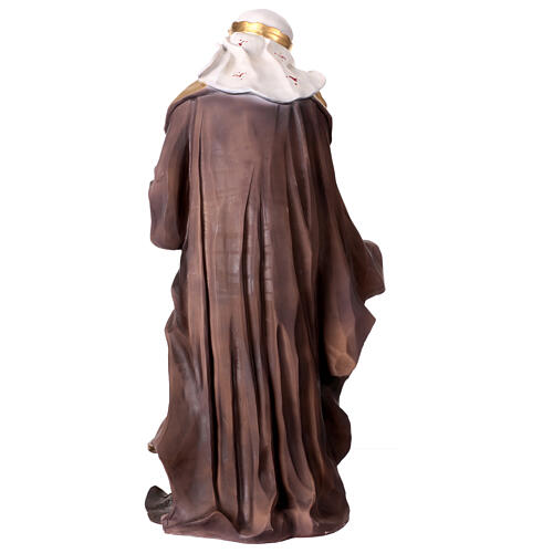 STOCK Re Magio in piedi resina dipinta per presepe 50 cm 5