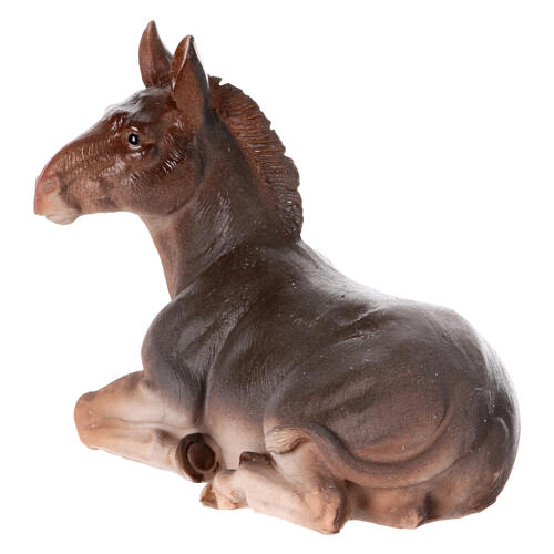 STOCK, Esel liegend, Tierfigur für Krippe, Resin, für 31 cm Krippe 7