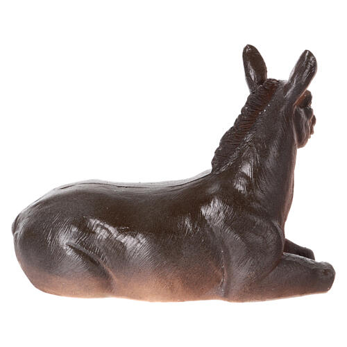 STOCK Donkey lying down, resin statue for Nativity Scene of 30 cm 8