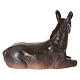 STOCK Asino sdraiato in resina presepe da 30 cm s4