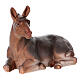 STOCK Asino sdraiato in resina presepe da 30 cm s6