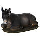 STOCK Donkey lying down looking on the left, 50 cm resin Nativity Scene s2