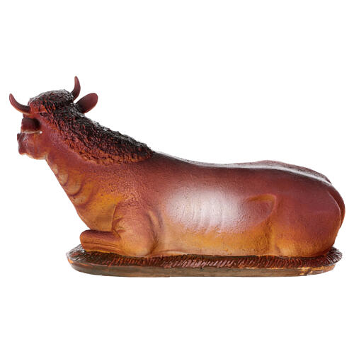 STOCK Boi sentado de resina para presépio de 50 cm 4
