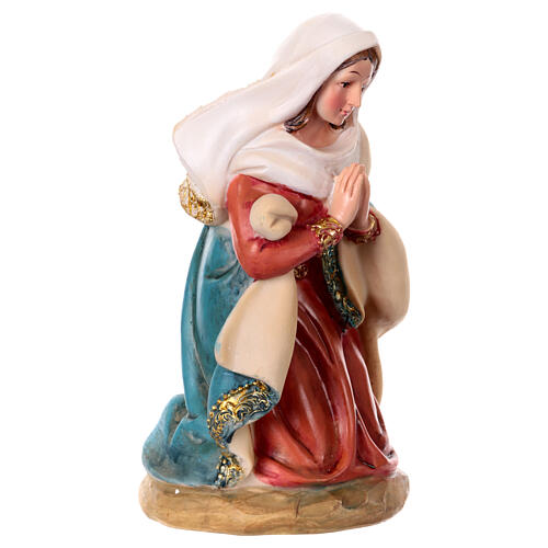 STOCK Virgen natividad resina belén de 30 cm 3