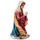 STOCK Madonna seduta che prega resina presepe 50 cm s3