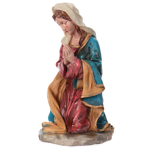 STOCK Maria seduta statua per presepe 50 cm resina 2