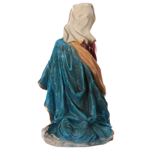 STOCK Maria seduta statua per presepe 50 cm resina 4