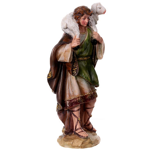 STOCK, Guter Hirte, Krippenfigur, Resin, für 31 cm Krippe 3