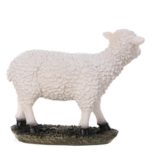 STOCK Mouton debout en résine pour crèche de 50 cm 4
