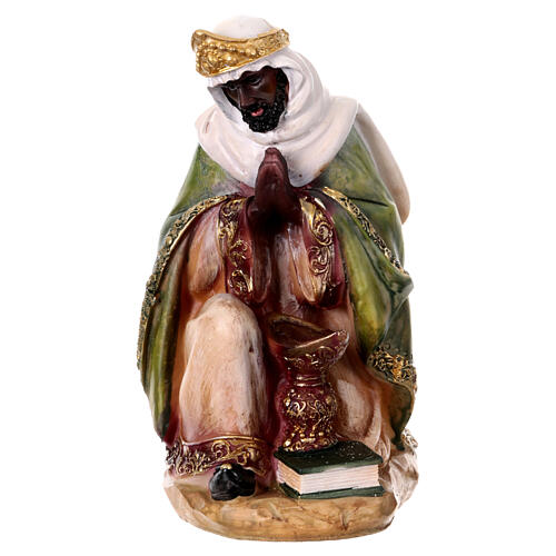 STOCK Wise Man sitting down for resin Nativity Scene of 30 cm 1