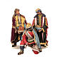 Wise Men set for life-size Nativity Scene, 3 resin and fabric statues of 170 cm s1