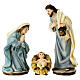 Resin Nativity Scene of 11 figurines with Wise Men and angel of 20 cm s2