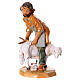 Tosquiador de ovelhas figura Fontanini presépio 12 cm PVC s1