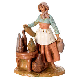 Szklarka figurka Fontanini do szopki 12 cm, ręcznie malowana