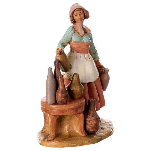 Szklarka figurka Fontanini do szopki 12 cm, ręcznie malowana 3