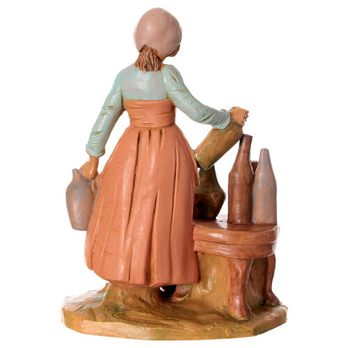 Szklarka figurka Fontanini do szopki 12 cm, ręcznie malowana 4