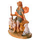 Pasterz z dwoma owcami, szopka Fontanini 12 cm, PVC s2