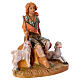 Pasterz z dwoma owcami, szopka Fontanini 12 cm, PVC s3