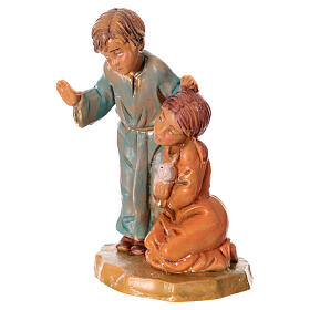 Hirtenjunge und -mädchen, Krippenfigur, PVC, Fontanini, 12 cm