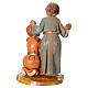 Pastorelli bimbo e bimba Fontanini presepe 12 cm statuina pvc s4