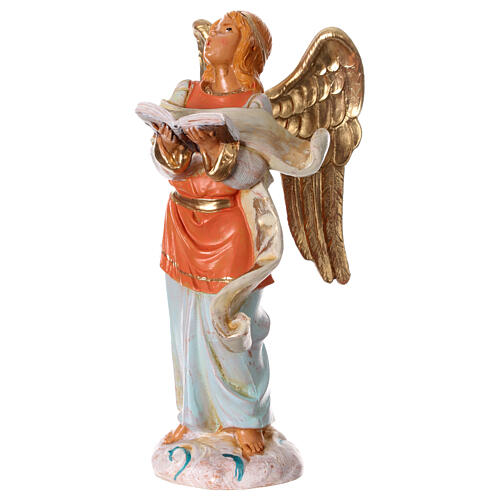 Engel mit Buch, Krippenfigur, PVC, Fontanini, 12 cm 2