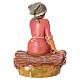 Mädchen, auf einem Holzstapel sitzend, Krippenfigur, PVC, Fontanini, 12 cm s3