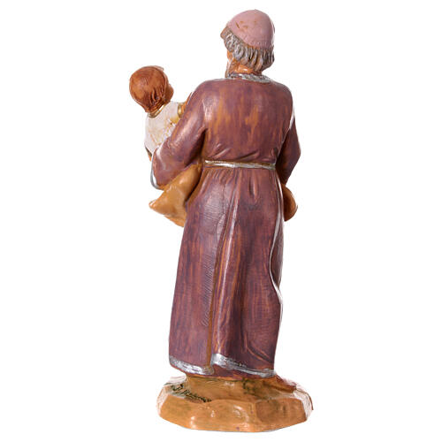 Prophet Isaak mit Kind im Arm, Krippenfigur, PVC, Fontanini, 12 cm, LIMITIERTE AUFLAGE 2023 4