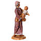 Profeta Isaac con niño en brazos Fontanini belén 12 cm s3