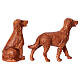 Hundepaar, sortiert, Krippenfiguren, PVC, Fontanini, 9,5 cm s3