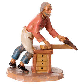Stolarz figurka do szopki 9,5 cm Fontanini, PVC