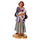 Figurka Fontanini dziewczyna z barankiem w ramionach, szopka 9,5 cm s1