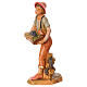 Figurka chłopca z koszem winogron, Fontanini, do szopki 9,5 cm, PVC s2