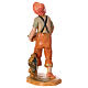 Figurka chłopca z koszem winogron, Fontanini, do szopki 9,5 cm, PVC s3