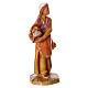 Estatueta mulher com cesta de roupa presépio Fontanini 6,5 cm PVC s2