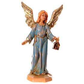 Engel, stehend mit Laterne, Krippenfigur, PVC, Fontanini, 9,5 cm
