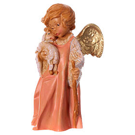 Engelchen mit Schäfchen, Krippenfigur, PVC, Fontanini, 12 cm