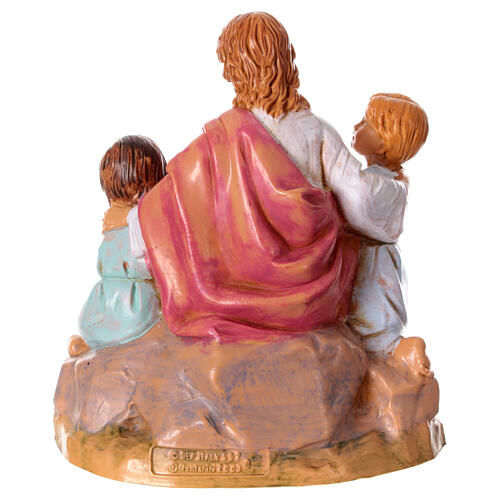 Christus mit den Kindern, Figur für Osterkrippe, PVC, Fontanini, 12 cm 4