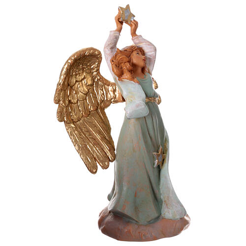 Anjo com estrelas presépio Fontanini 12 cm PVC 3