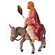Estatua Jesús Domingo de Ramos burro Fontanini belén 12 cm s3