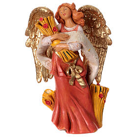 Engel, stehend mit Weizenähren, Krippenfigur, PVC, Fontanini, 12 cm