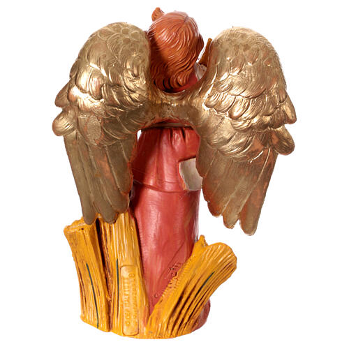 Angelo in piedi con grano Fontanini presepe 12 cm dipinto a mano 4