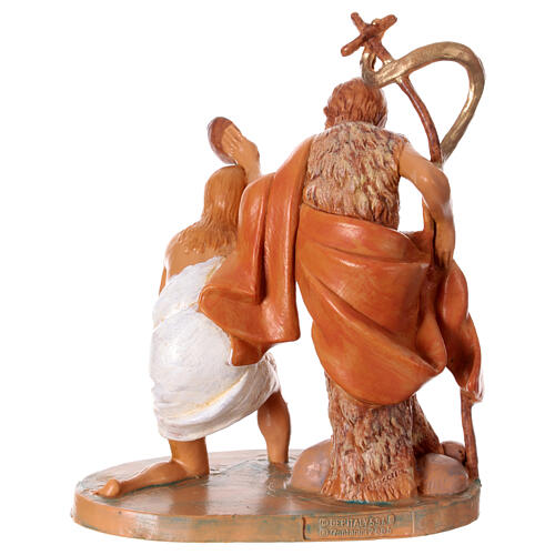 Taufe Christi, Figur für Osterkrippe, PVC, Fontanini, 12 cm 4