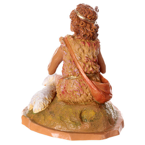 Faun mit Lyra, Krippenfigur, PVC, Fontanini, 19 cm 4