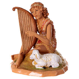 Faun z lirą, Fontanini szopka 19 cm, ręcznie malowany, pvc